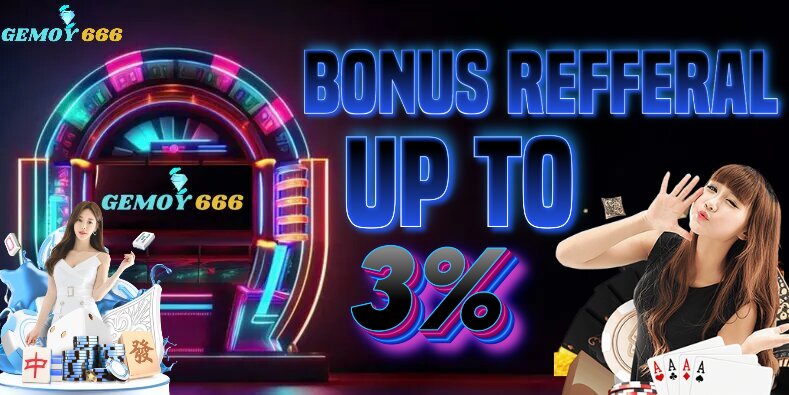 BONUS REFFERAL 3%